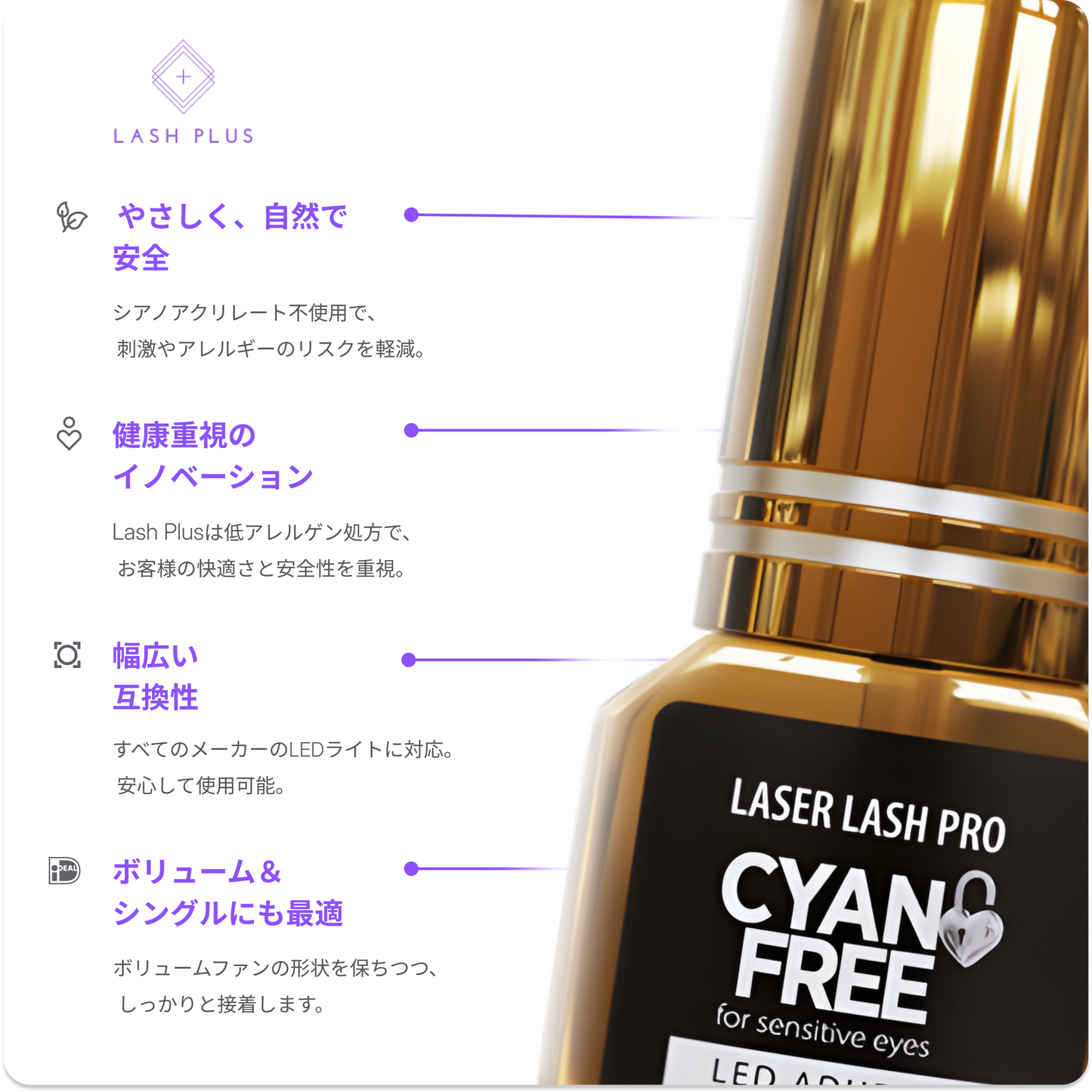 ノンシアノLEDグルー