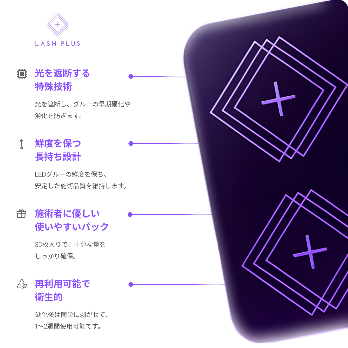 LEDグルー専用フィルムシート
